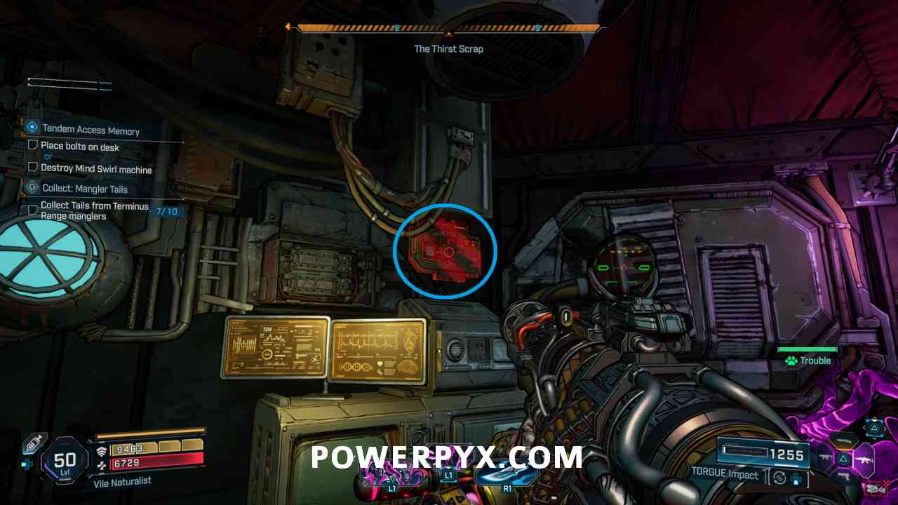 Borderlands 4 Mind Swirl Machine decision point