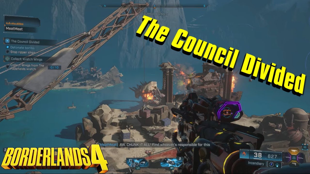 Attaching bombs to Ripper Ships at the docks