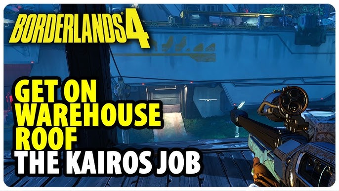 Cave climbing path to warehouse roof in Borderlands 4
