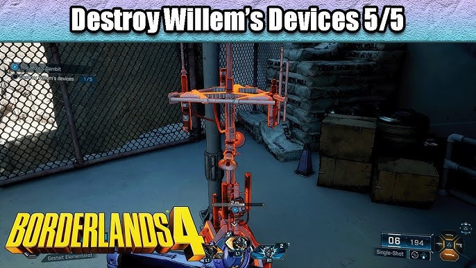 Third Willem device in a shaded corner