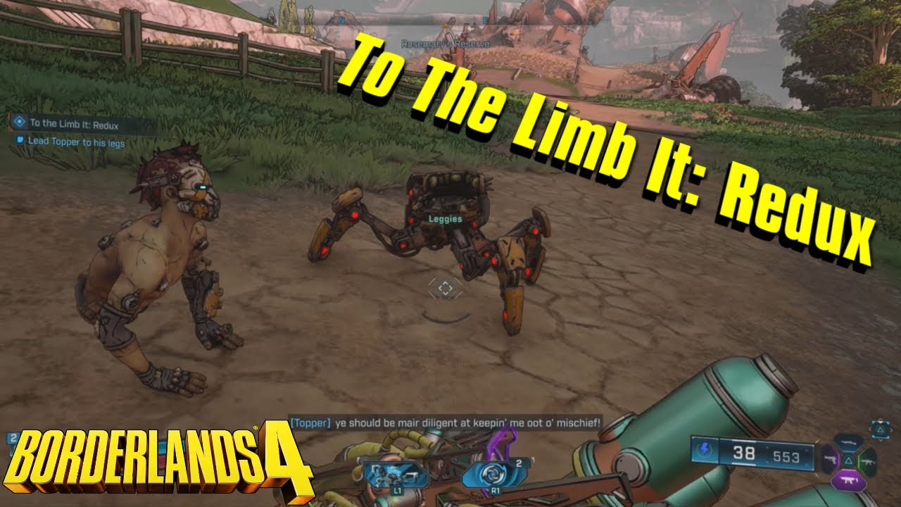 Following Topper's Leggies while fighting manglers