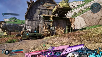 Following the legs to the barn in Borderlands 4