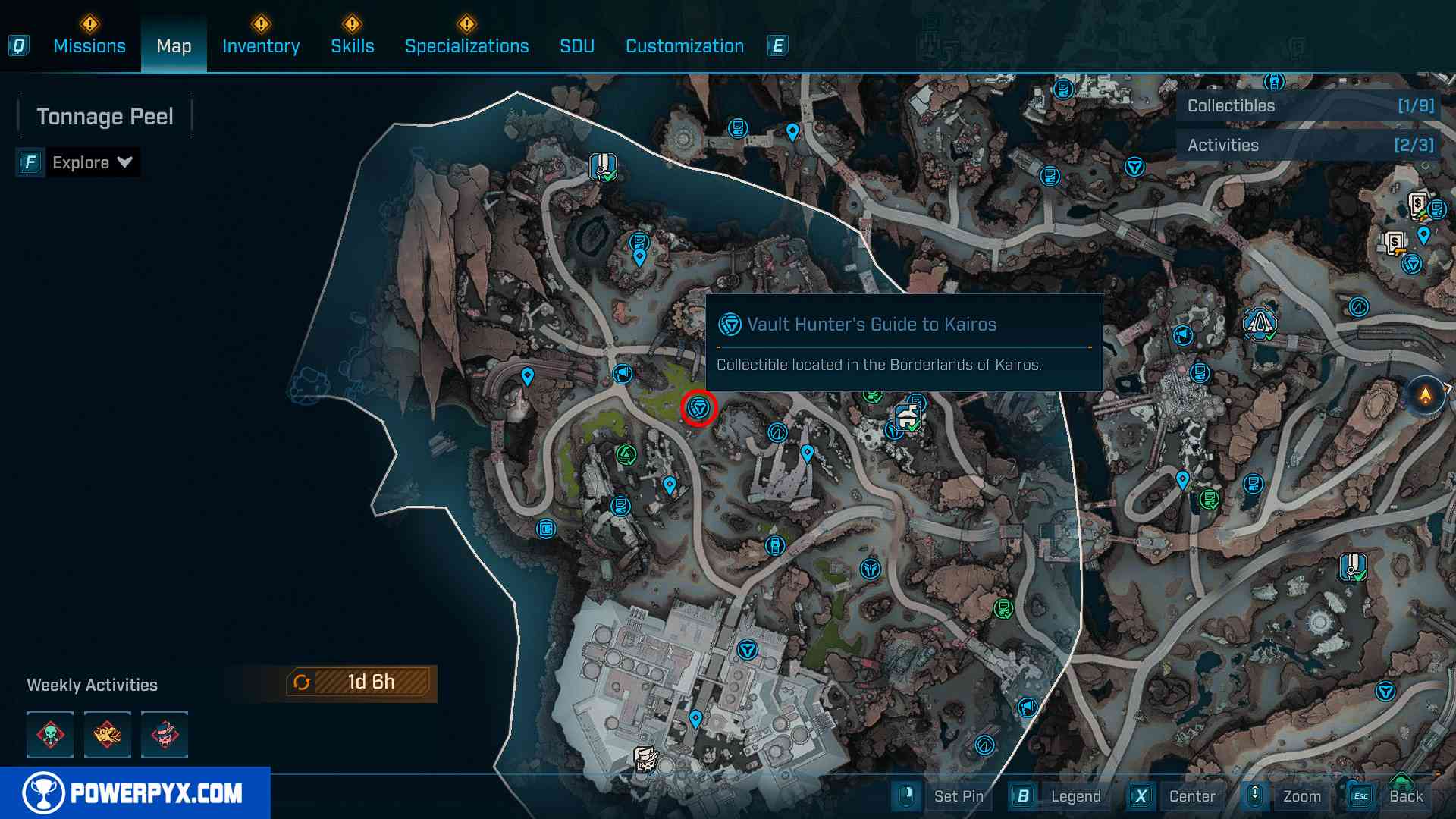 Vault Hunter's Guide to Kairos location