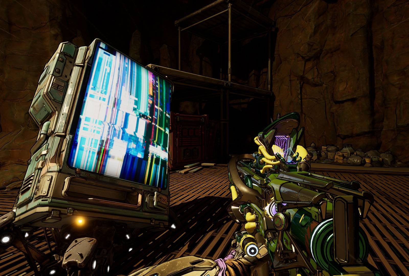 Vending machine shack with switch