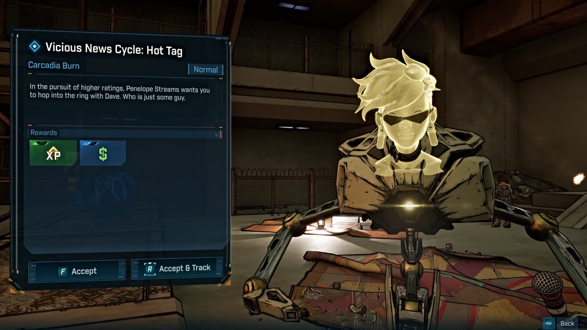 Rewards from completing Vicious News Cycle Hot Tag mission