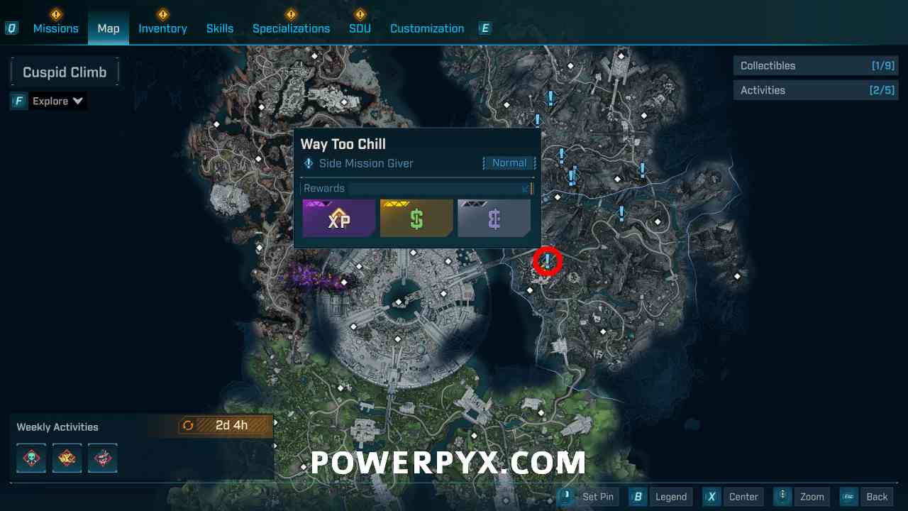 Finding Augur scout path in Borderlands 4