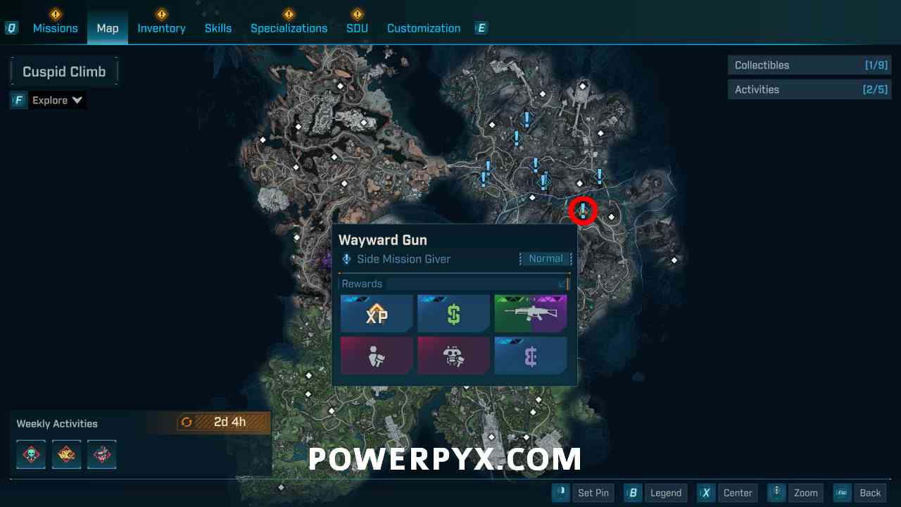 Ammo storage location in Borderlands 4