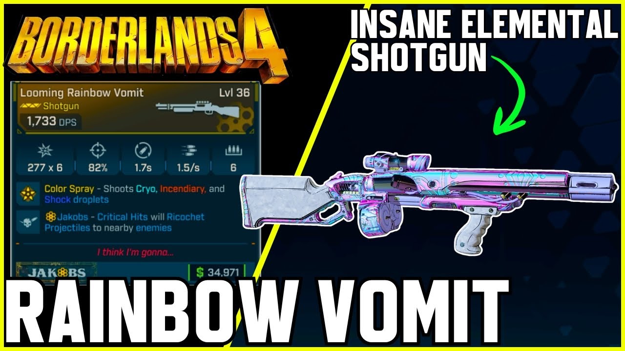 Rainbow Vomit Jakobs Shotgun