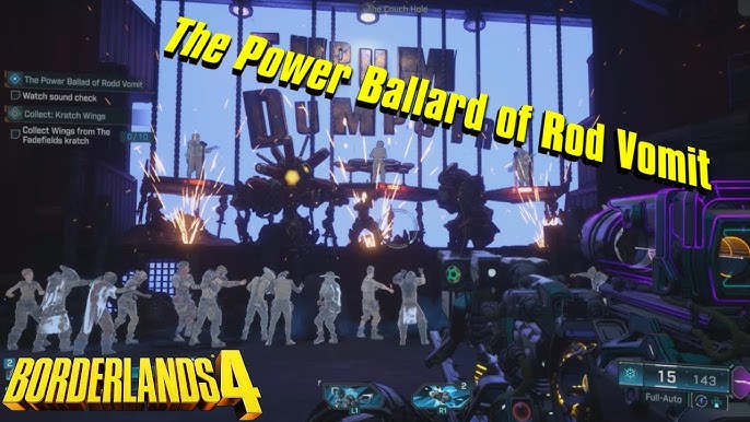 Borderlands 4 Power Ballad of Rodd Vomit mission banner
